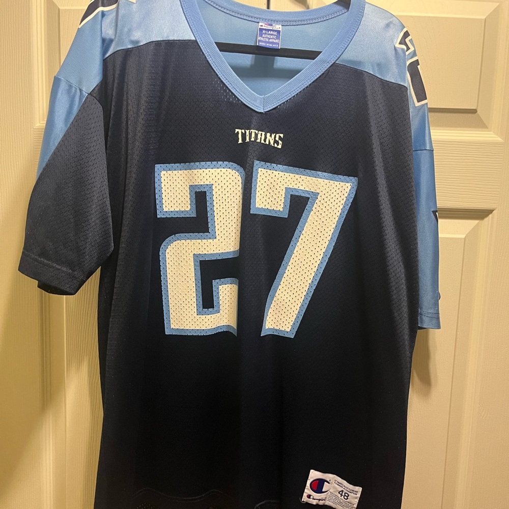 Eddie George Tennessee Titans Champion Jersey